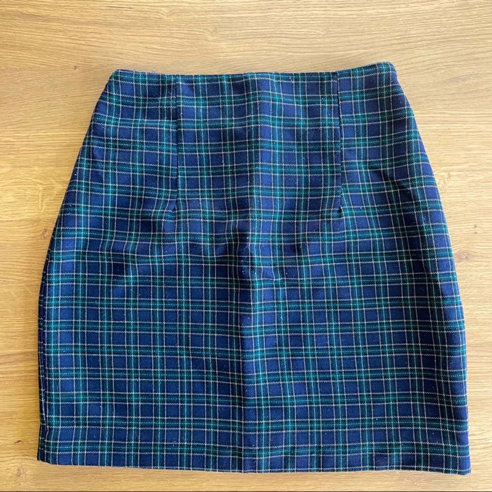 Vintage Plaid Mini Skirt